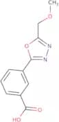 3-[5-(Methoxymethyl)-1,3,4-oxadiazol-2-yl]benzoic acid
