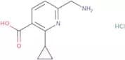 6-(Aminomethyl)-2-cyclopropylpyridine-3-carboxylic acid hydrochloride