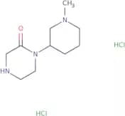 1-(1-Methylpiperidin-3-yl)piperazin-2-one dihydrochloride
