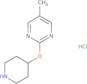 5-Methyl-2-(piperidin-4-yloxy)pyrimidine hydrochloride