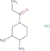 1-(4-Amino-3-methylpiperidin-1-yl)propan-1-one hydrochloride