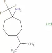 4-(Propan-2-yl)-1-(trifluoromethyl)cycloheptan-1-amine hydrochloride