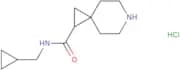 N-(Cyclopropylmethyl)-6-azaspiro[2.5]octane-1-carboxamide hydrochloride