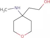 2-[4-(Methylamino)oxan-4-yl]ethan-1-ol