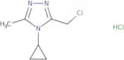 3-(Chloromethyl)-4-cyclopropyl-5-methyl-4H-1,2,4-triazole hydrochloride