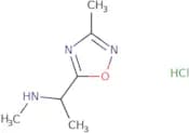 Methyl[1-(3-methyl-1,2,4-oxadiazol-5-yl)ethyl]amine hydrochloride