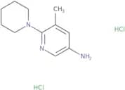 5-Methyl-6-(piperidin-1-yl)pyridin-3-amine dihydrochloride