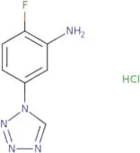 2-Fluoro-5-(1H-1,2,3,4-tetrazol-1-yl)aniline hydrochloride