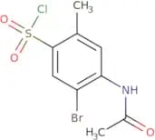 5-Bromo-4-acetamido-2-methylbenzene-1-sulfonyl chloride