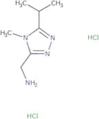 [4-Methyl-5-(propan-2-yl)-4H-1,2,4-triazol-3-yl]methanamine dihydrochloride