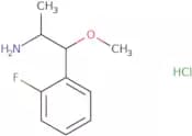 1-(2-Fluorophenyl)-1-methoxypropan-2-amine hydrochloride