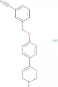 3-[4-(1,2,3,6-Tetrahydropyridin-4-yl)phenoxymethyl]benzonitrile hydrochloride