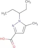 5-Methyl-1-(pentan-3-yl)-1H-pyrazole-3-carboxylic acid