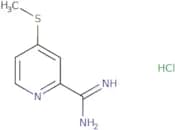 4-(Methylsulfanyl)pyridine-2-carboximidamide hydrochloride
