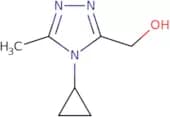 (4-Cyclopropyl-5-methyl-4H-1,2,4-triazol-3-yl)methanol