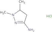 1,5-Dimethyl-4,5-dihydro-1H-pyrazol-3-amine hydrochloride
