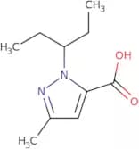 3-Methyl-1-(pentan-3-yl)-1H-pyrazole-5-carboxylic acid