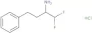 1,1-Difluoro-4-phenylbutan-2-amine hydrochloride