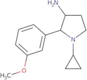 1-Cyclopropyl-2-(3-methoxyphenyl)pyrrolidin-3-amine