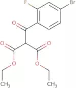 1,3-Diethyl 2-(4-bromo-2-fluorobenzoyl)propanedioate