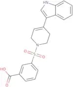 3-{[4-(1H-Indol-3-yl)-1,2,3,6-tetrahydropyridin-1-yl]sulfonyl}benzoic acid