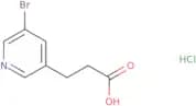 3-(5-Bromopyridin-3-yl)propanoic acid hydrochloride