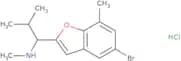 [1-(5-Bromo-7-methyl-1-benzofuran-2-yl)-2-methylpropyl](methyl)amine hydrochloride