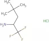 1,1,1-Trifluoro-4,4-dimethylpentan-2-amine hydrochloride