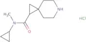 N-Cyclopropyl-N-methyl-6-azaspiro[2.5]octane-1-carboxamide hydrochloride