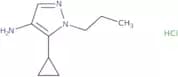 5-Cyclopropyl-1-propyl-1H-pyrazol-4-amine hydrochloride