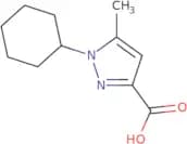 1-Cyclohexyl-5-methyl-1H-pyrazole-3-carboxylic acid