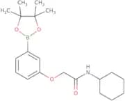 N-Cyclohexyl-2-(3-(4,4,5,5-tetramethyl-1,3,2-dioxaborolan-2-yl)phenoxy)acetamide