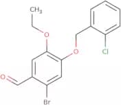 2-Bromo-4-[(2-chlorobenzyl)oxy]-5-ethoxybenzaldehyde