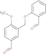 3-[(2-Formylphenoxy)methyl]-4-methoxybenzaldehyde