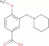 4-Methoxy-3-(piperidin-1-ylmethyl)benzoic acid