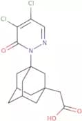 2-[3-(4,5-Dichloro-6-oxo-1,6-dihydropyridazin-1-yl)adamantan-1-yl]acetic acid