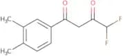 1-(3,4-Dimethylphenyl)-4,4-difluorobutane-1,3-dione