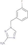 1-[(3-Fluorophenyl)methyl]-1H-1,2,4-triazol-3-amine