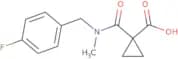 1-[(4-Fluorophenyl)methyl-methylcarbamoyl]cyclopropane-1-carboxylic acid