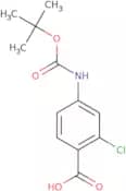 4-{[(tert-butoxy)carbonyl]amino}-2-chlorobenzoic acid