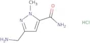 3-(Aminomethyl)-1-methyl-1H-pyrazole-5-carboxamide hydrochloride