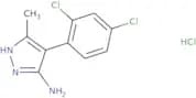 4-(2,4-Dichlorophenyl)-3-methyl-1H-pyrazol-5-amine hydrochloride