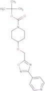Tert-Butyl 4-((3-(pyridin-4-yl)-1,2,4-oxadiazol-5-yl)methoxy)piperidine-1-carboxylate