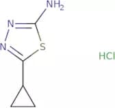 5-Cyclopropyl-1,3,4-thiadiazol-2-amine, hydrochloride