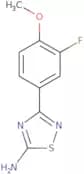 3-(3-Fluoro-4-methoxyphenyl)-1,2,4-thiadiazol-5-amine