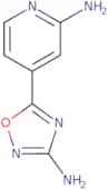 4-(3-Amino-1,2,4-oxadiazol-5-yl)pyridin-2-amine