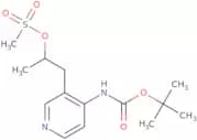 tert-Butyl N-{3-[2-(methanesulfonyloxy)propyl]pyridin-4-yl}carbamate