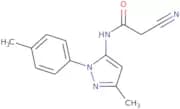 2-Cyano-N-[3-methyl-1-(4-methylphenyl)-1H-pyrazol-5-yl]acetamide