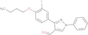 3-(4-Butoxy-3-fluorophenyl)-1-phenyl-1H-pyrazole-4-carbaldehyde