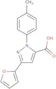 3-(Furan-2-yl)-1-(4-methylphenyl)-1H-pyrazole-5-carboxylic acid